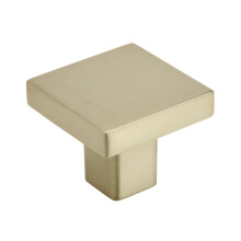 Amerock | Cabinet Knob | Golden Champagne | 1-3/16 inch (30 mm) Length | Monument | 1 Pack | Drawer Knob | Cabinet Hardware