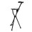 Foldable three-legged walking stick chair 7