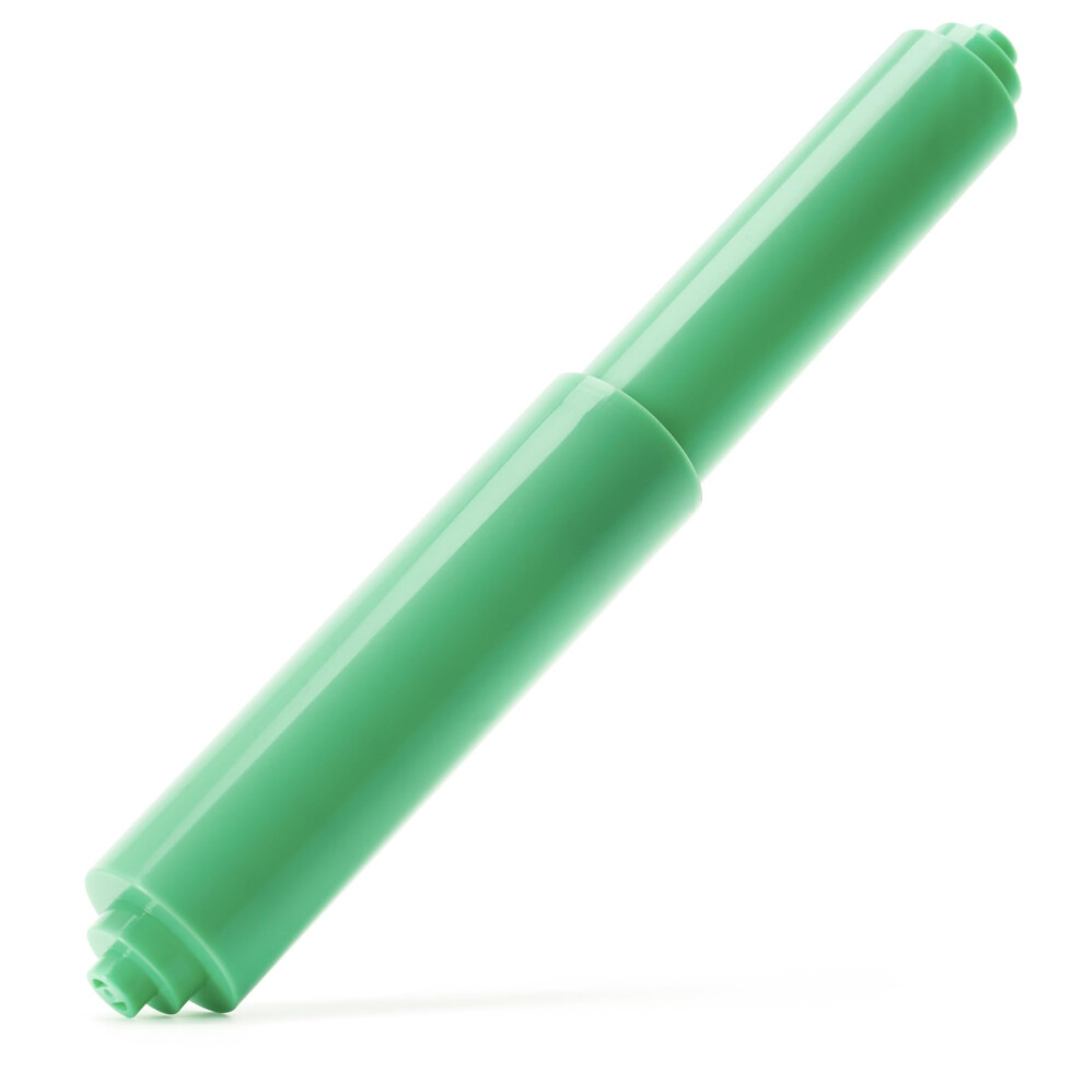 Qualihome Green Universal Plastic Spring Loaded Toilet Paper Roll Holder Replacement Rod  Green Toilet Paper Roll Replacement Rod-image-OPC-PGFNB62-NEW