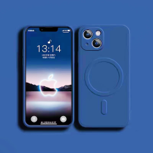 (Blue, For iPhone13ProMax) For Magsafe Magnetic Wireless Charge Case For iPho