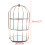 3 Tier Gold Birdcage Storage Tray 2