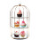 3 Tier Gold Birdcage Storage Tray 1
