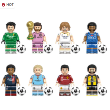 8PCS World Cup Football Team Minifigure Fit Lego Building Block Toy