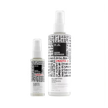 IGK god opførsel 4-i-1 prep spray | Fuld rejsestørrelse | Detangler forsigtigt krøller Frizz i 24 timer Varmebeskyttelse og glans | Vægtløs form