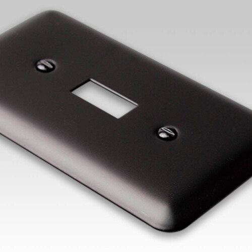 Amerelle 935TTBK Devon Wallplate 2 Toggle Black 1
