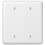 AMERELLE 935BBW Devon Double Blank tersseinlevy, valkoinen 1