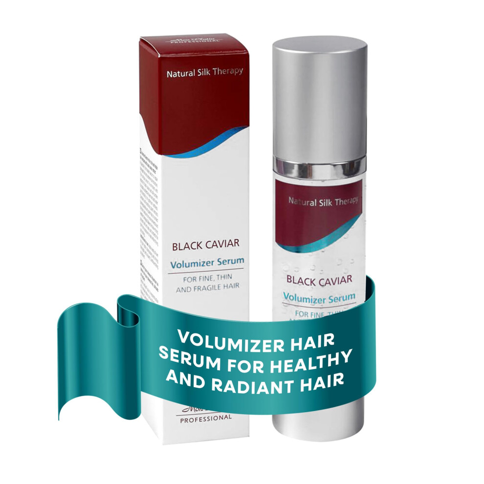 Mon Platin Professio Mon Platin Professional Black Caviar Volumizing Hair Serum For Fine Thin And Fragile Hair Enriched With Black Caviar Volume-Boosting And Protective