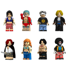 8PCS One Piece Collection Collection Minifigures Toys Gift Fit Lego