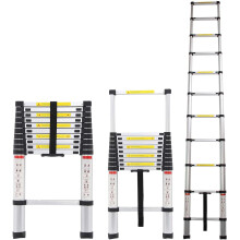 Telescopic Ladder 3.2M Multi-Purpose Extension Ladder,Loft Extendable Portable Folding, Adjustable Height Collapsible Ladder, Max Load 150kg/330lb