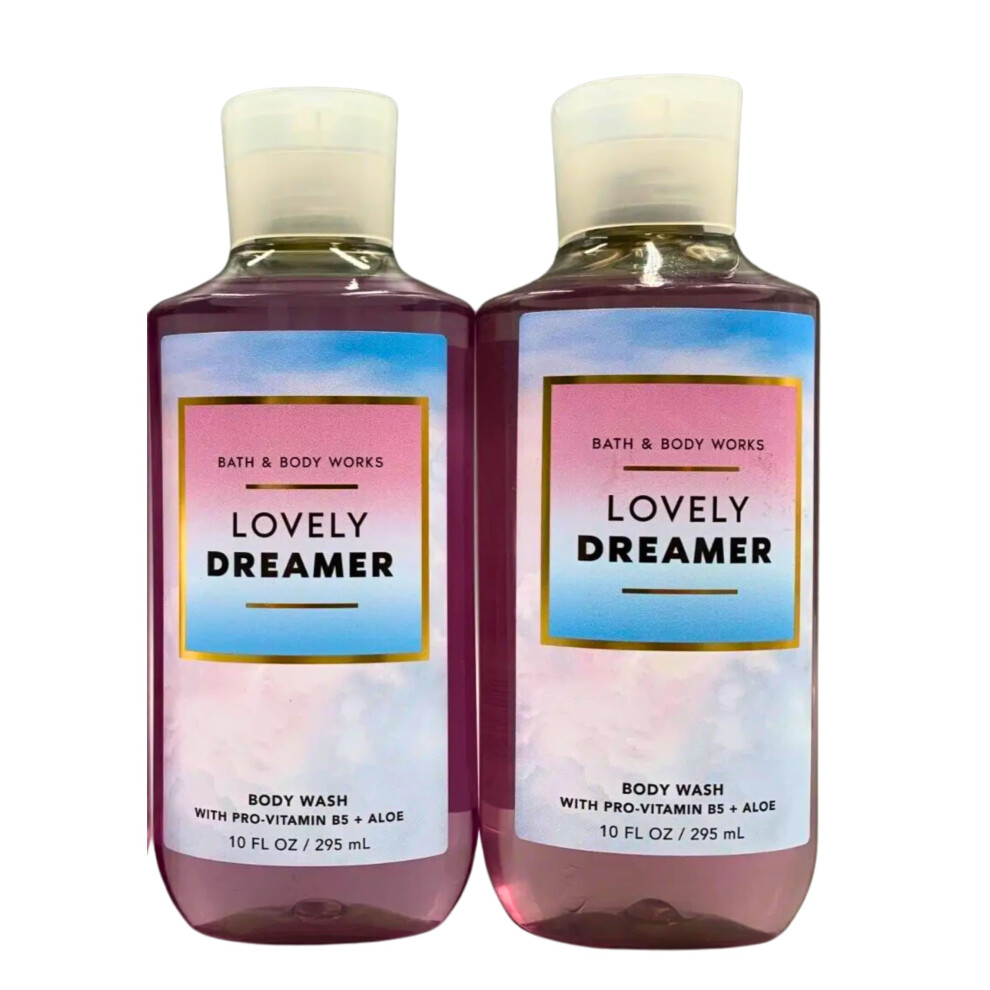 Lot de 2 gels douche Bath & Body Works (10 oz chacun) (Lovely Dreamer)