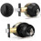 Probrico Flat Black Entry Drrknopp och encylindrig Deadbolt Set Keyed Alike 1Pack 1