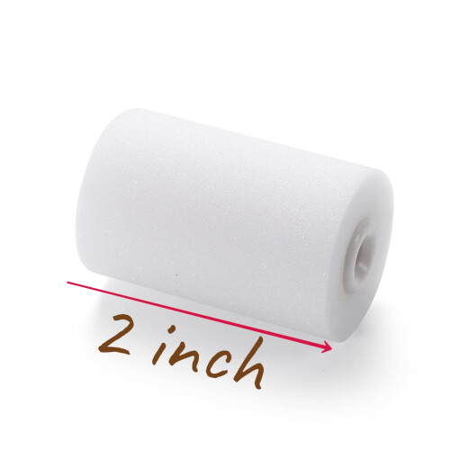 Foam Paint Roller  Sponge Paint Roller Sleeve  High Density Foam Mini Roller Covers 2""""  Pack of 12 1