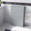 NES Home Nes Home Matte Grey 500mm Freestanding Back To Wall WC Unit Bathroom Flat Pack 2