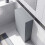 NES Home Nes Home Matte Grey 500mm Freestanding Back To Wall WC Unit Bathroom Flat Pack 3
