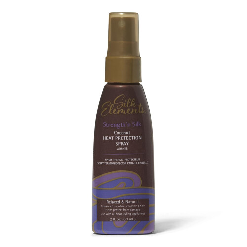 Silk Elements Kokosnuss-Hitzeschutzspray, 2,0 Unzen, Reisegr      e