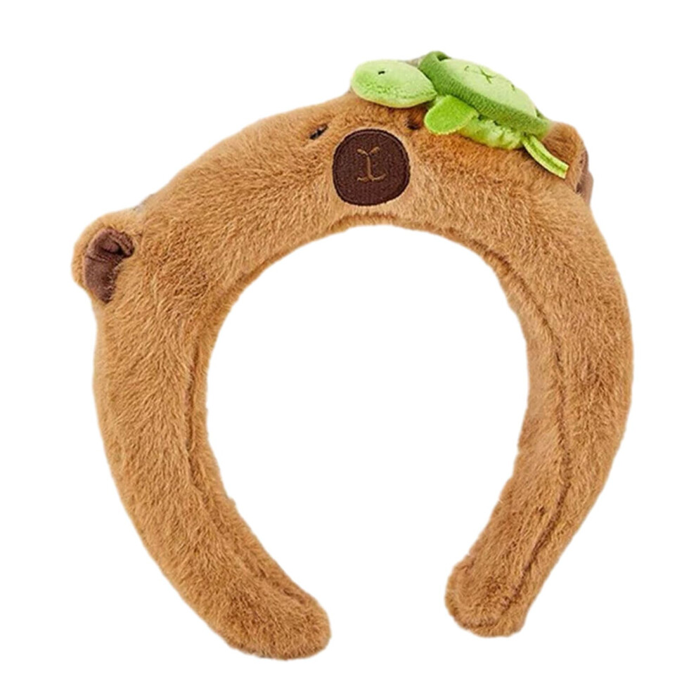 Xdodnev Capybara Charming Hair Bands Hair Hoop Simple Headbands Hairband Hair Accessories Hair Bands Plush Material For Girl 4