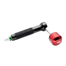 711L Lollipop-bitschroevendraaier (roestvrij staal rood)