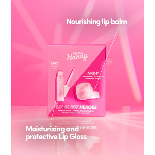 Merci Handy - Lip Glow Heroes - Getinte lippenbalsem - Moisturizer 1