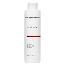 Christina Comodex Purify & Balance Facial Toner - 300ml - Non-Drying Formula with Eucalyptus and Tasman Pepper Extract - PH Balancing Toner for C