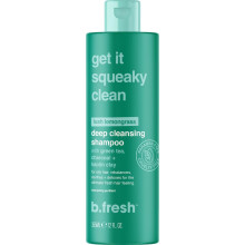 Șampon de Curățare Profundă Get It Squeaky Clean, b.fresh, Pentru Păr Gras, Lemongrass Lush, 12 fl oz (355 ml)