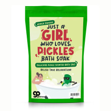 Sali da bagno ""Girl Who Loves Pickles"" - Bagno profumato all'aneto e cetriolo sottaceto per donne - Regalo spa unico per gli amanti dei sottaceti