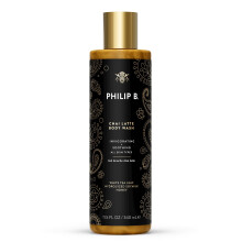 PHILIP B Chai Latte Duschgel, 340 ml (11,5 fl oz) – belebend und beruhigend, mit hydrolysierter Sojamilch aus weißen Teeblättern und Honig für al