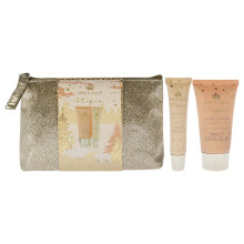 Style and Grace Utopia Glitzer-Taschenset für Damen – 3-tlg. Handlotion, Lipgloss & Paillettentasche