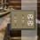 Amerelle Steps Double Toggle/Single Duplex Cast Metal Wallplate in Rustic Brass 4