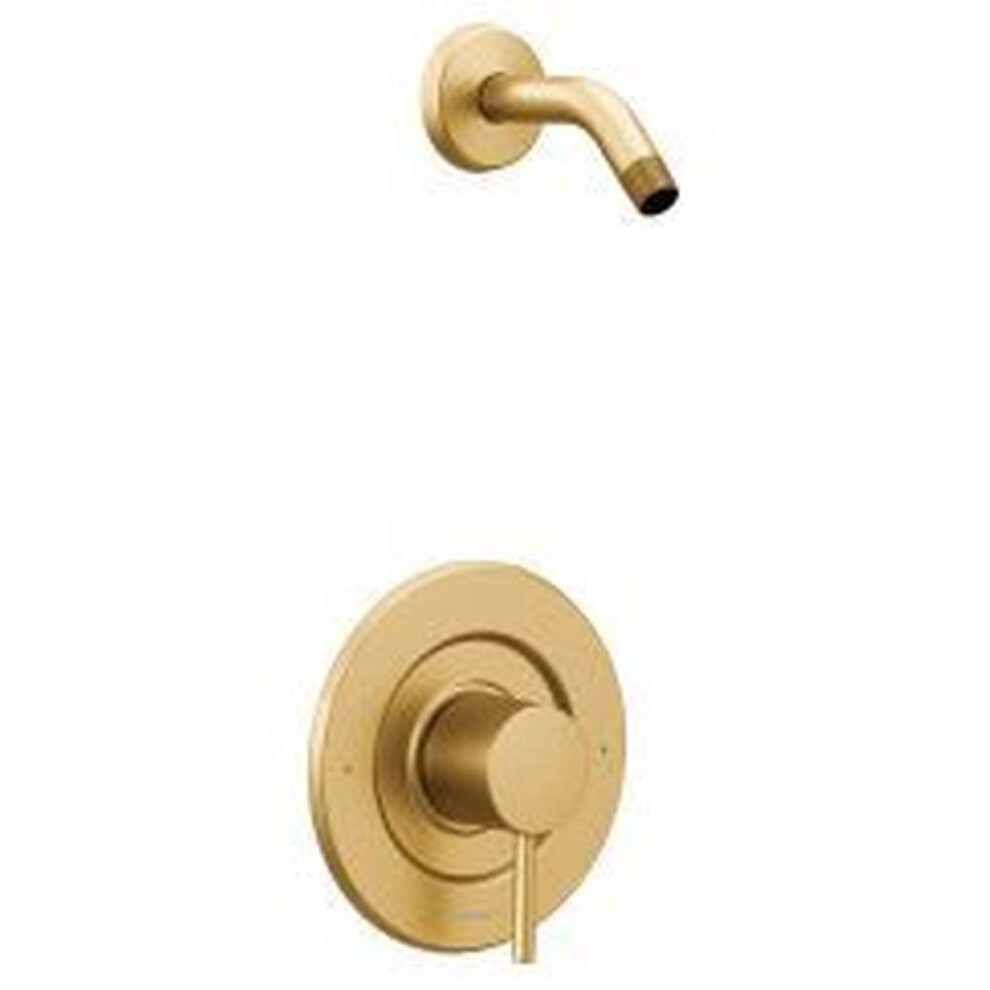 Moen T2192NHBG Align 2.5 GPM Single Handle Posi-Temp Pressure Balanced Trim with Shower Head  Brushed Gold
