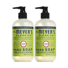 Mrs. Meyer's Citroenverbena vloeibare handzeep Wreedheidsvrije en biologisch afbreekbare handwasformule gemaakt met essenti?e oli? 16 oz. (Pack van 2
