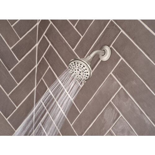 Moen 218W0SRN Attune 8-Function Wall Mount Fixed Showerhead  Spot Resist Brushed Nickel 2