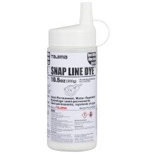 Tajima Marking Chalk-White 10,5 oz (300 g) Semi Permanent Snap-Line Dye med holdbar flaske og nem udfyldningsdyse-PLC3-DW300