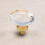 CLCTK 8 Pack Glass Cabinet Knobs and Pulls  Oval Crystal Knobs for Dresser Drawers  Satin Brass/Gold Kitchen Cabinet Knobs Egg Shape 1