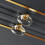 CLCTK 8 Pack Glass Cabinet Knobs and Pulls  Oval Crystal Knobs for Dresser Drawers  Satin Brass/Gold Kitchen Cabinet Knobs Egg Shape 3