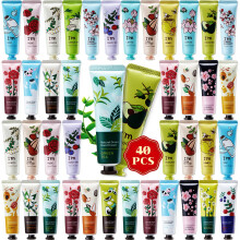 Rxdotrde Confezione da 40 Crema per le Mani Mini Lozione per le Mani per Mani Secche e Scagliate Set Regalo di Crema per le Mani per Donna Crema