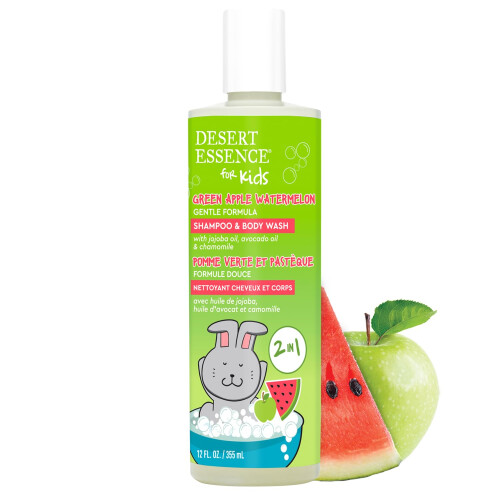 Kinder, Shampoo & Duschbad, Grünapfel-Wassermelone