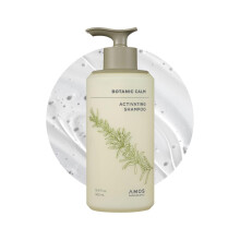 AMOS PROFESSIONAL Botanic Calm Activating Shampoo l Vegan Scalp & Hair Strengthening Shampoo with Rosemary and Biotin Sulfate Free 16.9 fl.oz