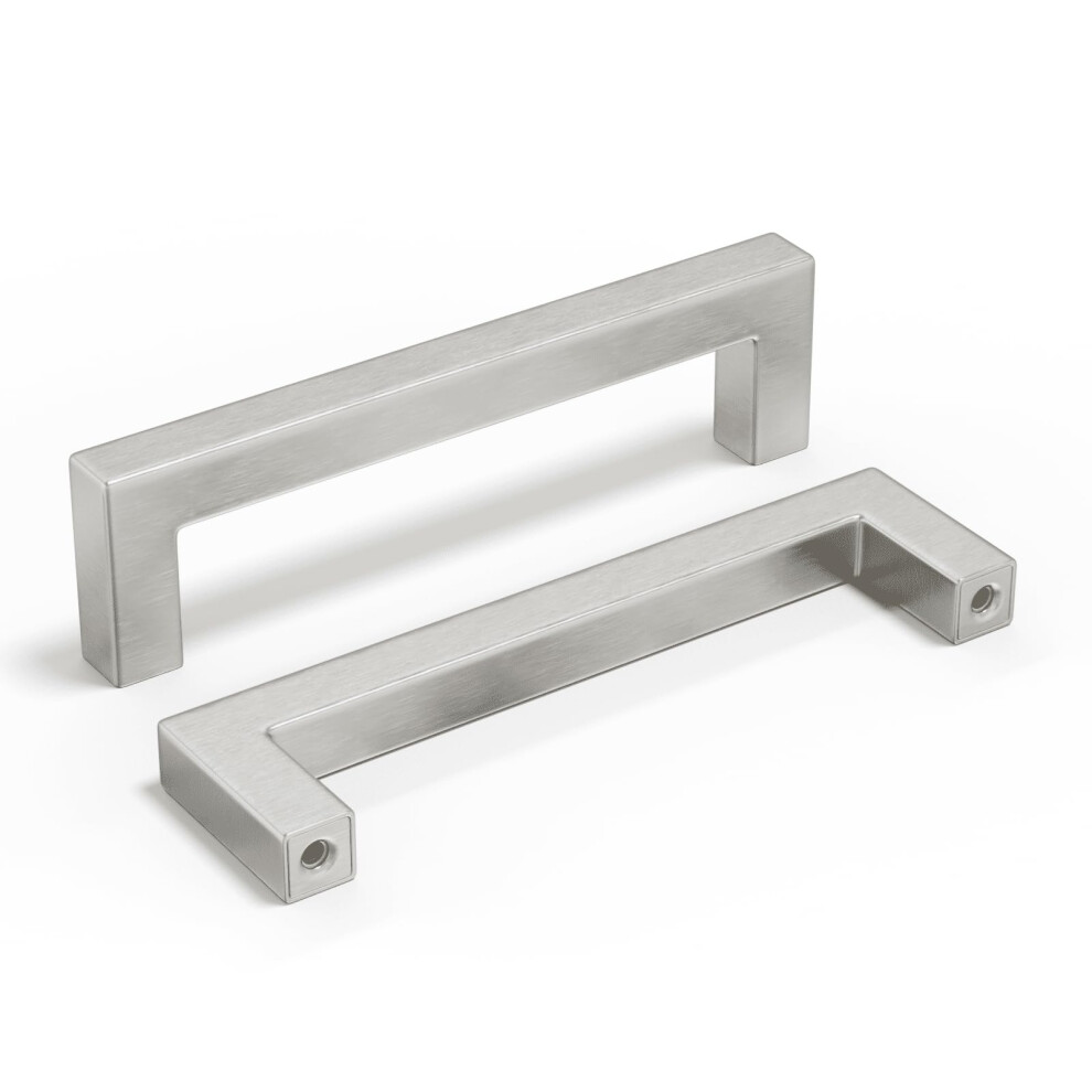 Homdiy 30 Pack 4 Inch Brushed Nickel Cabinet Pulls Stainless Steel Kitchen Dresser Hardware For Drawer Cupboard 715624589328