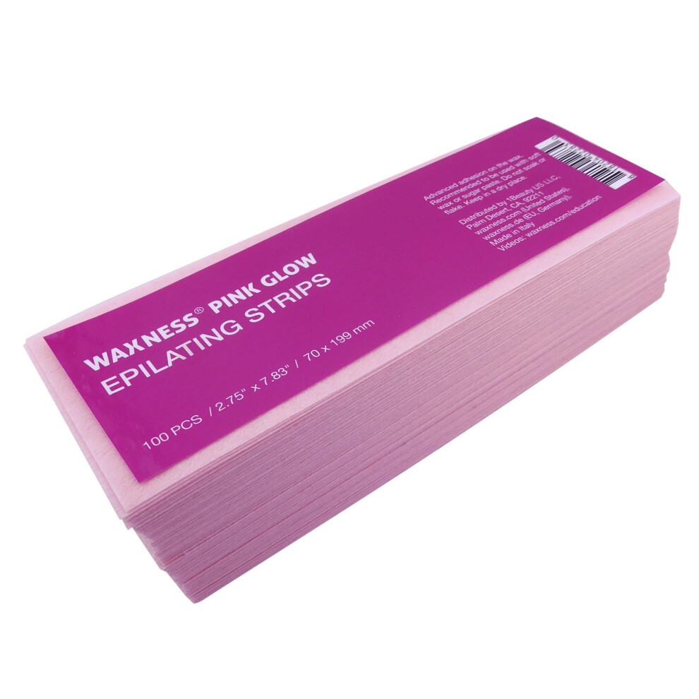 ????De? Pink Waxness Glow Extra Comfort Epilating Strips 2.75 X 7.83 Inch