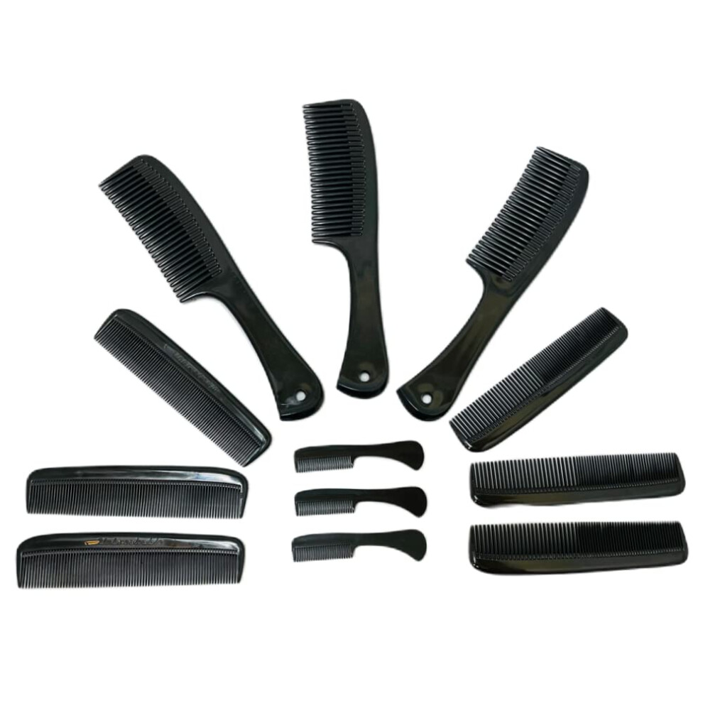 G.b.s Unisex Not,Specified Handmade And Durable Comb Set 3 Detangling Combs 3 Course Fine Pocket Combs 3 All Fine Pocket Combs 3 Small Beard And Mustache Pocket Comb
