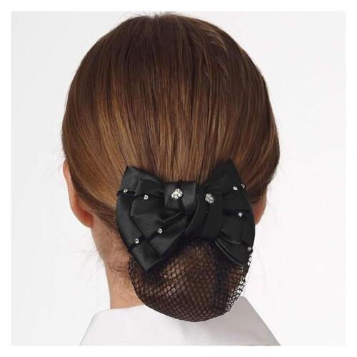 Ovation Premium Show Bow One Size Zwart Edelsteen Bloemen 2