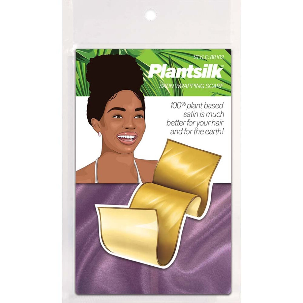 Foulard en satin Plantsilk 100 % v  g  tal et sain pour les cheveux