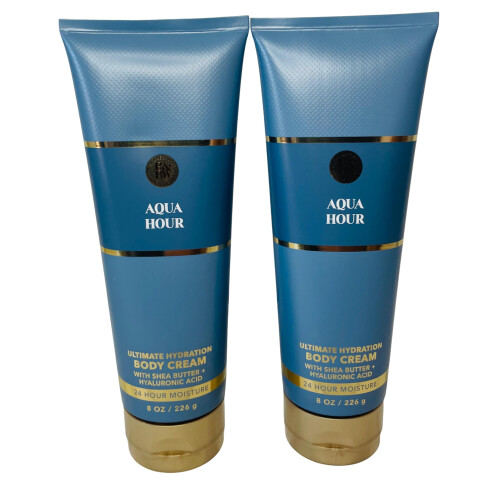 Bath & Body Works Bath & Body Works Aqua Hour Ultimate Hydration Body Cream 8 oz 2-pack