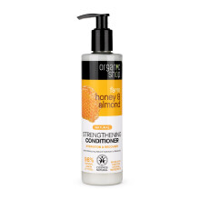 Organic Shop Honey & Almond Strengthening Conditioner Hydrate Moisturizing Restorer Softens and Deeply Hydrates Dry Damaged Hair Paraben-Free Sul