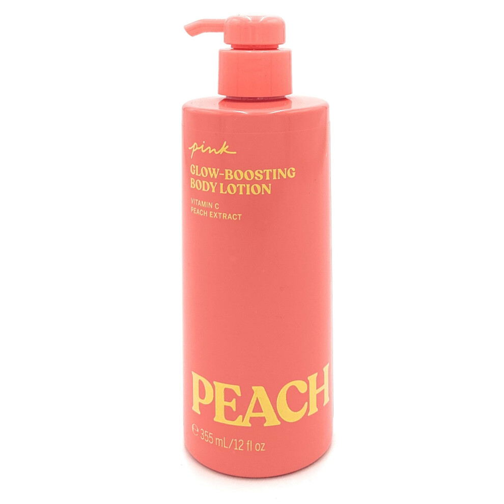Victoria's Secret Pink/Peach Glow Boosting Body Lotion 12 Fl Oz