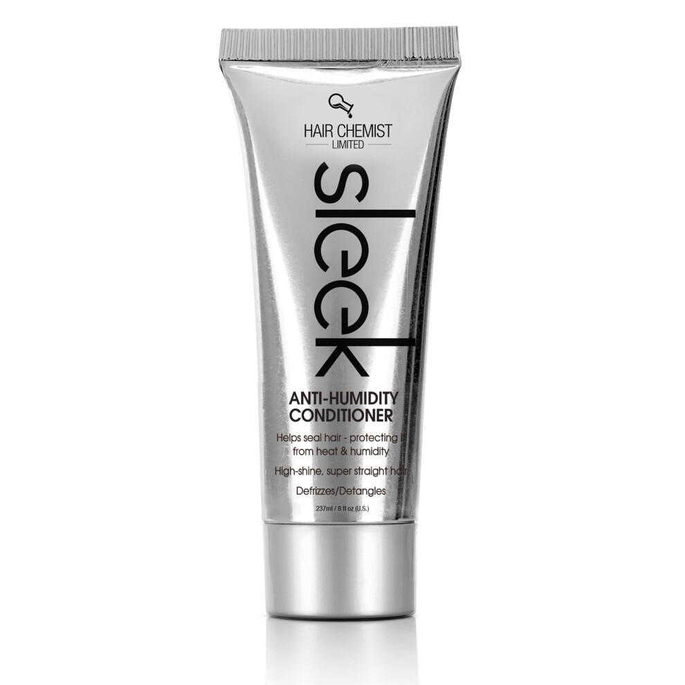 Photos - Hair Product Hair Chemist SLEEK Anti Humidity Conditioner 8 oz. - Defrizzing Conditioner for Dry Frizzy Hair and Sleek Straight Hair Idea