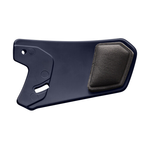 EvoShield XVTHigh Gloss Batting Helm Face Shield - Navy, Linkshandige Slagman 1