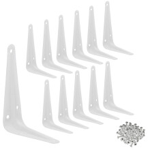 Wideskall? Fm 5"""" x 6"""" fal sarok szg polc polctartk fehr 12 db-os csomag