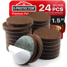 24 nagy teherbrs filc btorprna 1,51/4 vastag X-Protector! Kerek filcprnk btorlbakhoz  A legjobb nemezpadlvdok btorokhoz a karcolsok meg