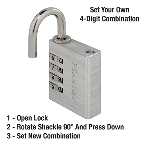 Master Lock Master Lock Set ?????t?? ?e S??d?as??, ?s???, 4 te????a, 643EC4 2
